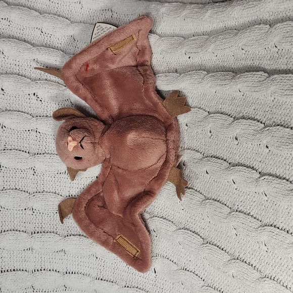 🕸Vintage Ty Beanie Baby Original Batty The Bat 1996 P.E. Pellets - Picture 2 of 9